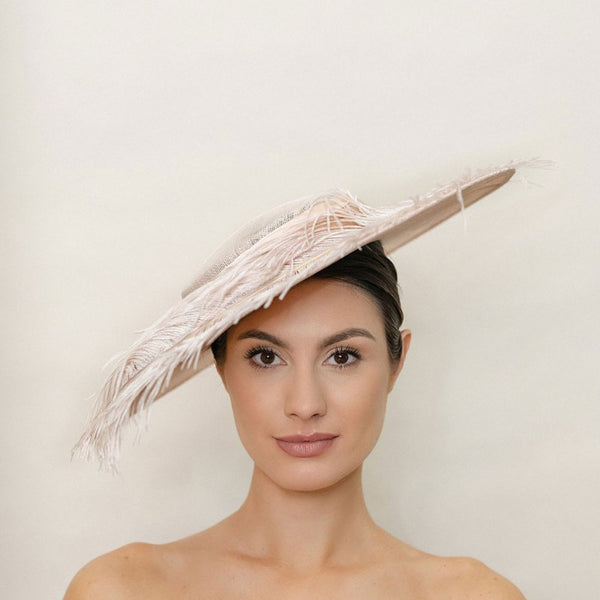 designer wedding hat