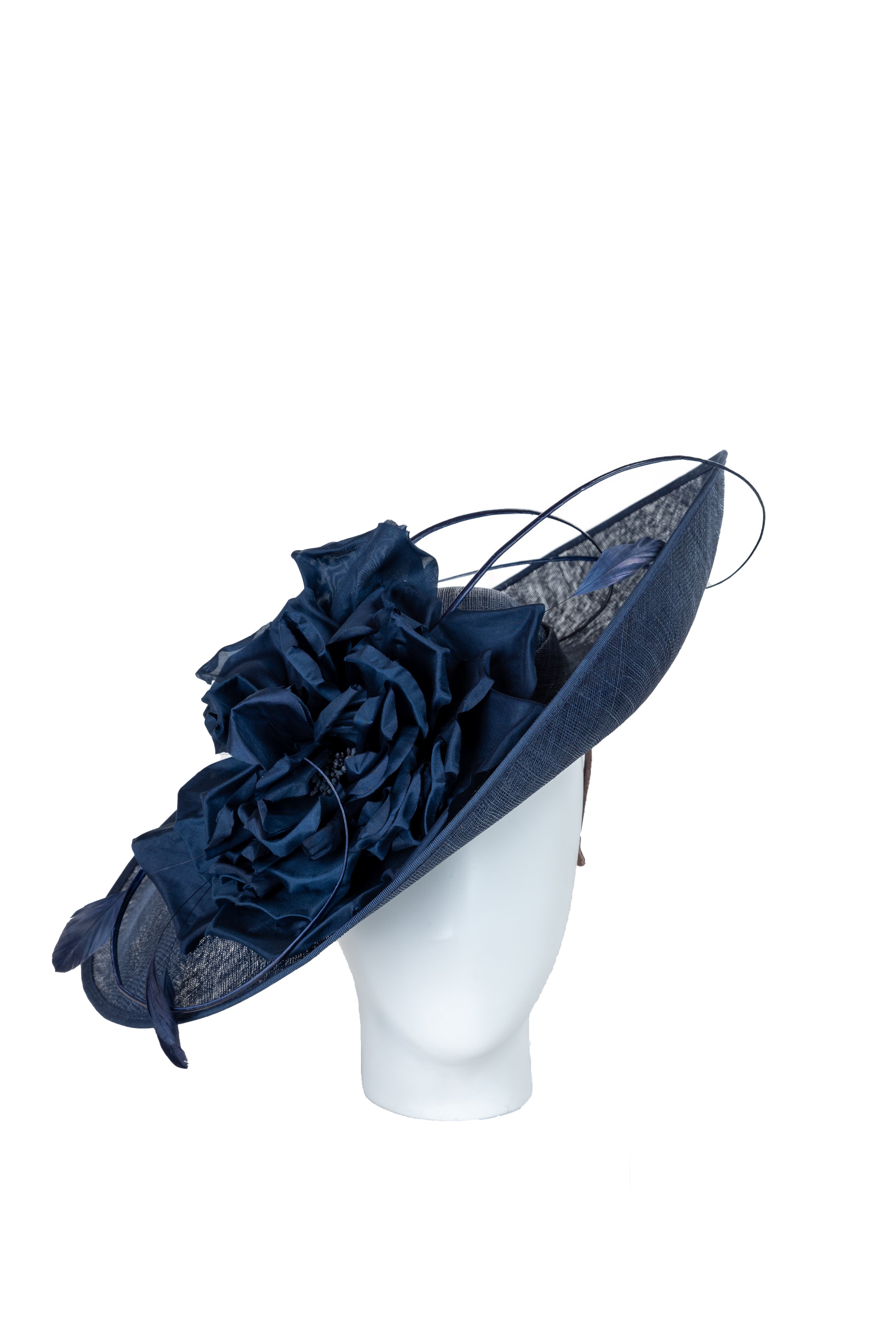 帽子 SEESEE RC950PC SEE SEE NAVY URBS VX2001 | Summer Wedding Hat | English Wedding Hat | Vivien Sheriff