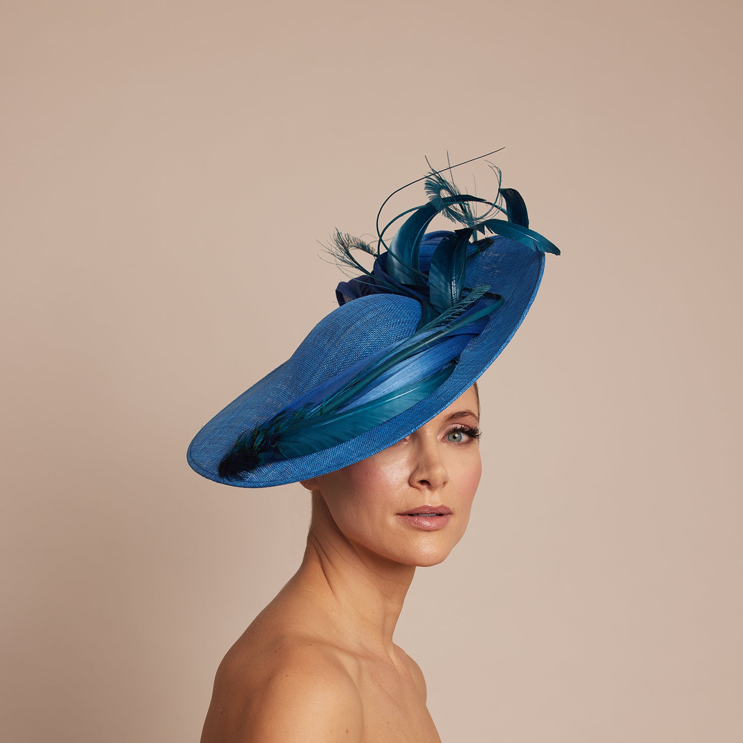Elderflower| Sinamay Saucer Hat | Vivien Sheriff