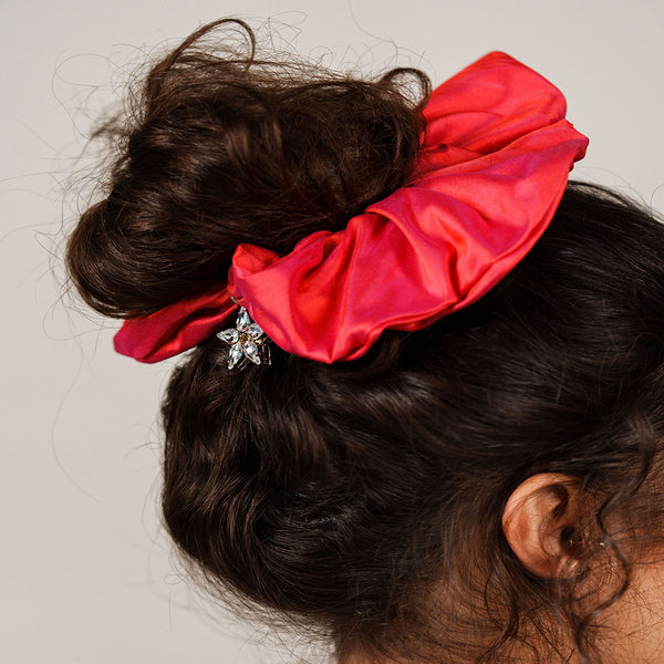 designer hair scrunchies