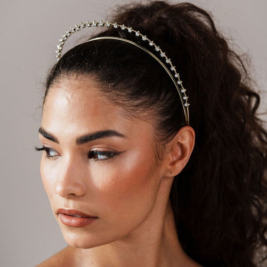 Bridal halo headpiece