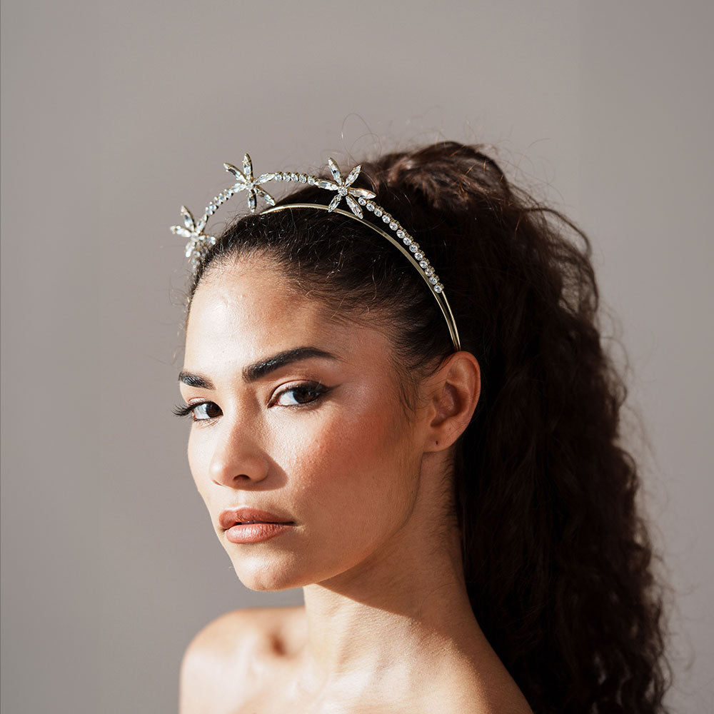 Flower halo crown