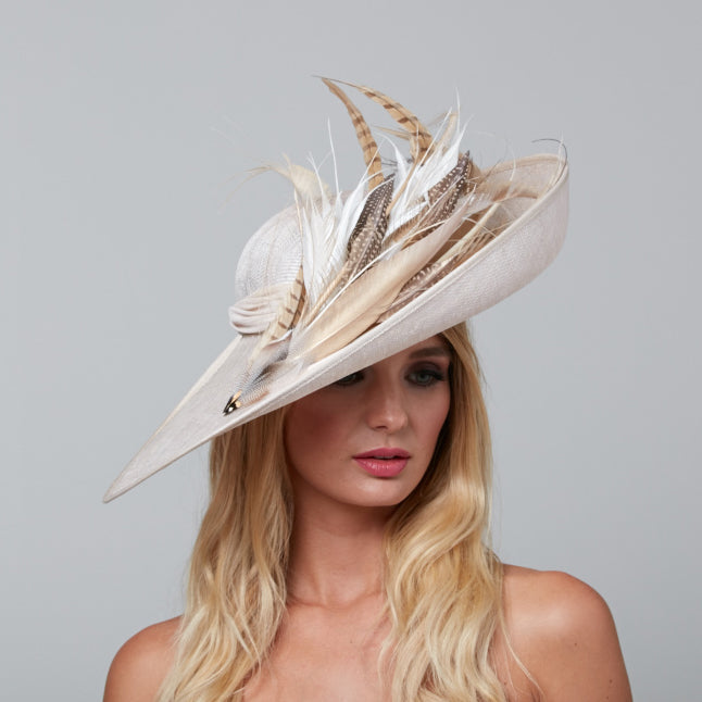 Melbourne Cup wide brim hat