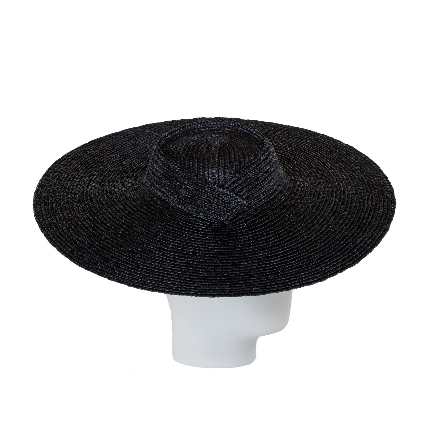 Luxury Straw hat Black