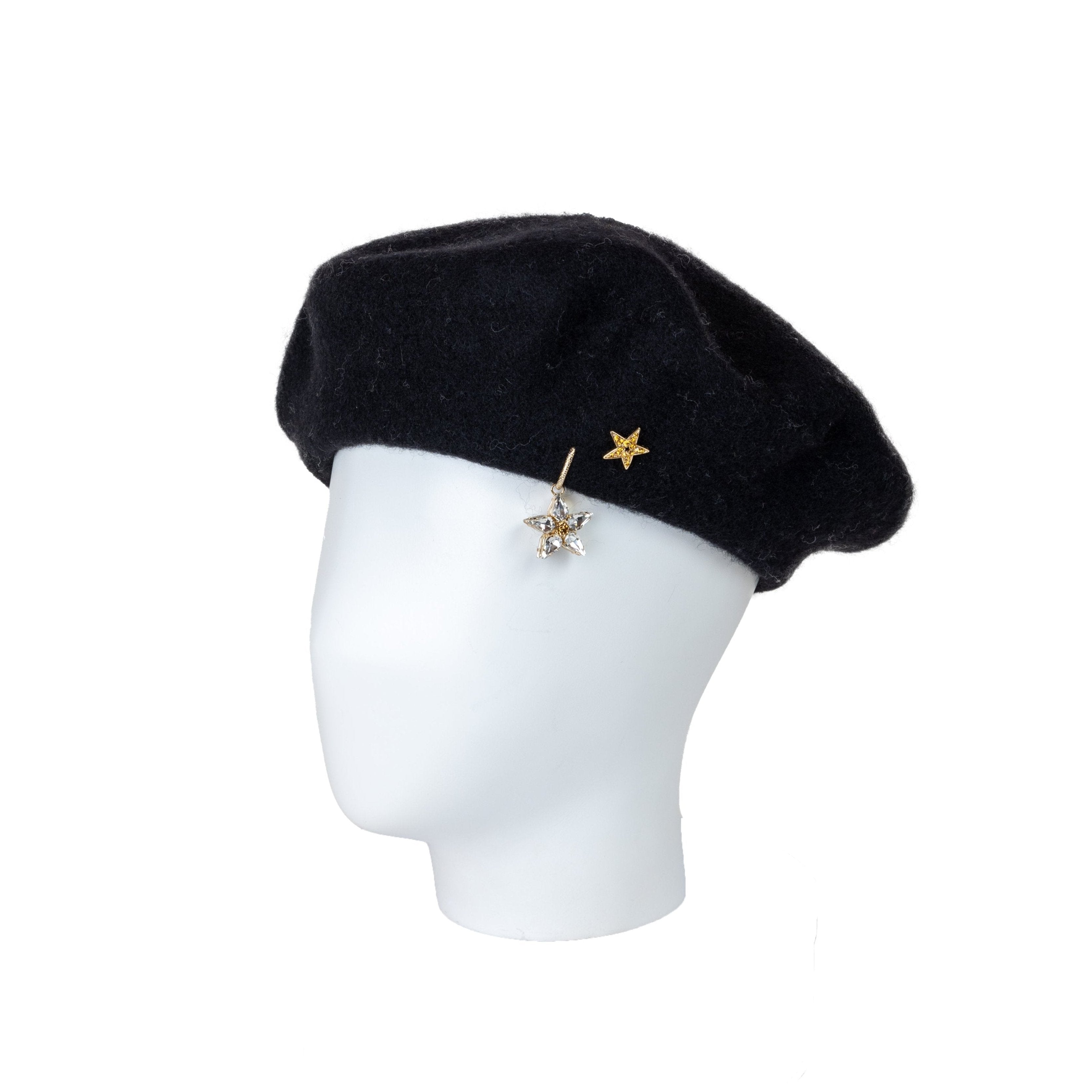 Black Beret Women's | Ladies Black Beret | Vivien Sheriff