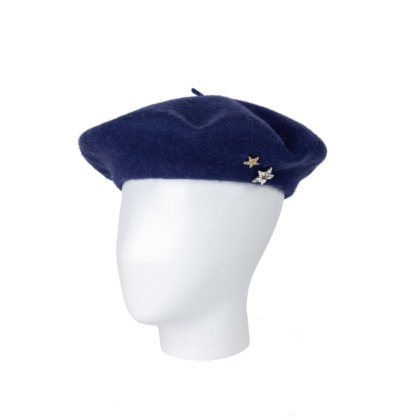 navy blue beret