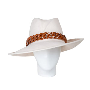 White fedora hat womens