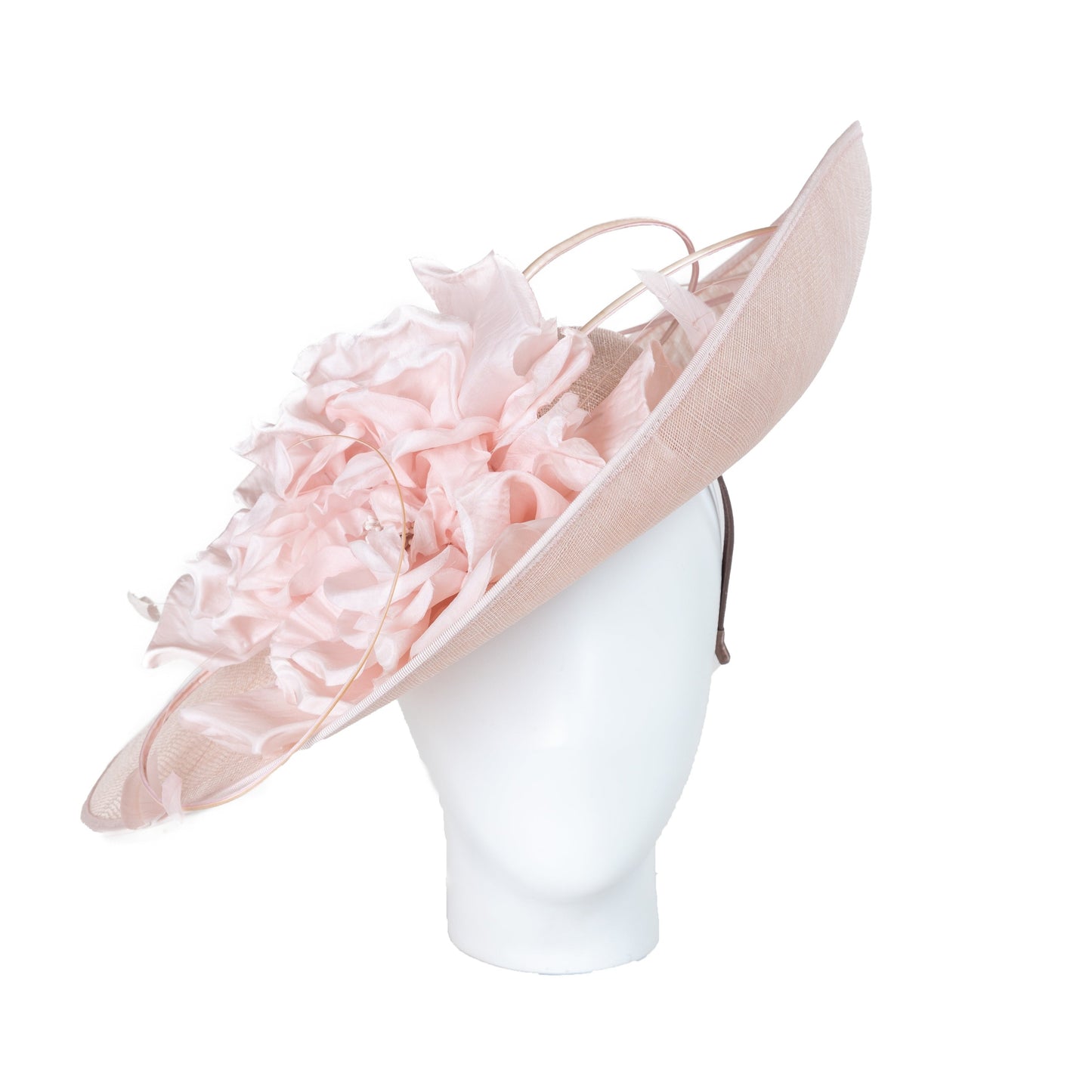 Cream wedding hat