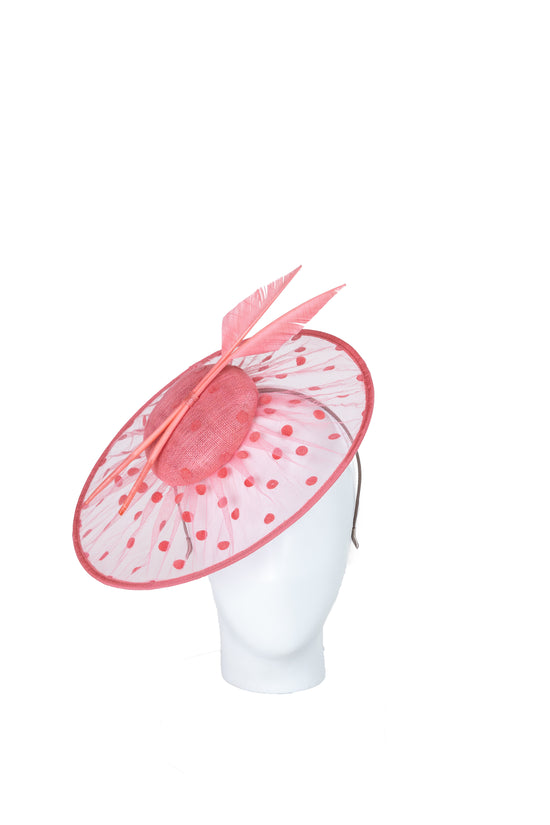 Saucer wedding hat