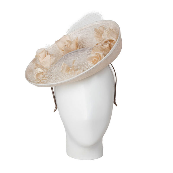 ivory fascinator disc