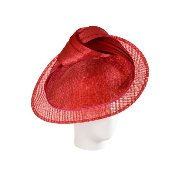 red ascot hat