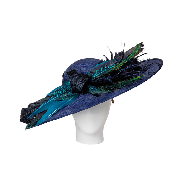 large brim wedding hat