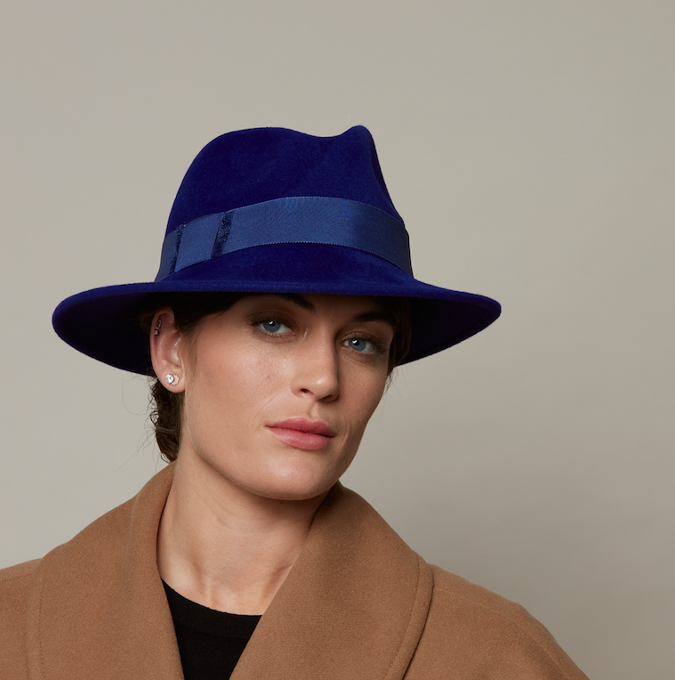 womens designer trilby