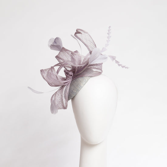 silver wedding fascinator