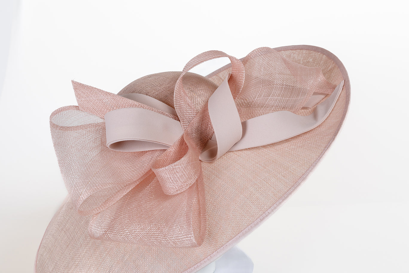 blush pink hat for wedding