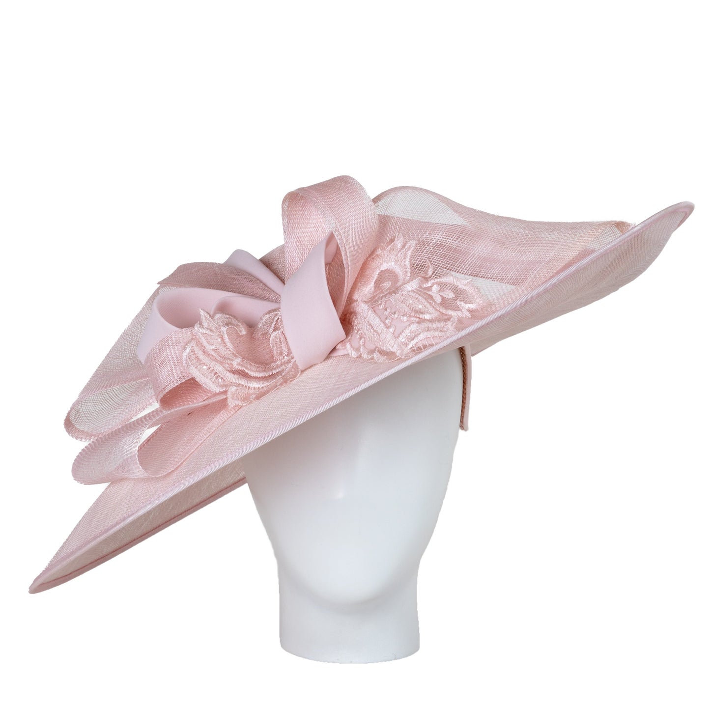 large brim wedding hat